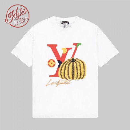 yayoi kusama joint series pumpkin print short-sleeved t-shirt white