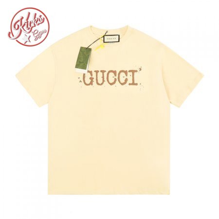 Gucci Autumn And Summer Foam Printing Limited New T-shirt