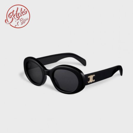 CELINE Acetate Triomphe 01 Sunglasses CL 40194U Black