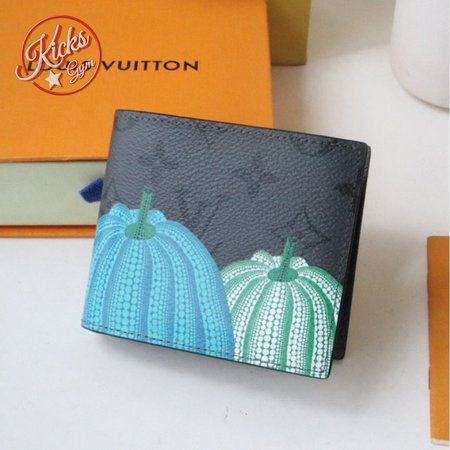 x YK Slender Wallet Pumpkin Print