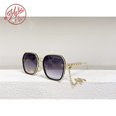 chanel chain square sunglasses