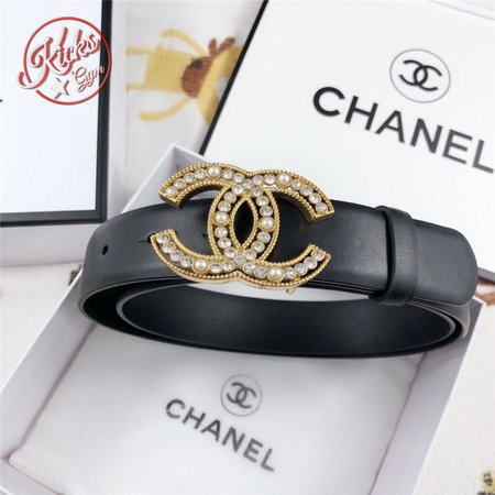 Chanel Leather Belt Buckle 30mm