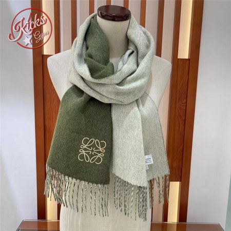 loewe wool cashmere scarf
