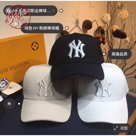 MLB Yankee NY solid color baseball cap