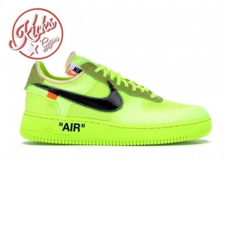 Off-White x Air Force 1 Low 'Volt' Size 36-46