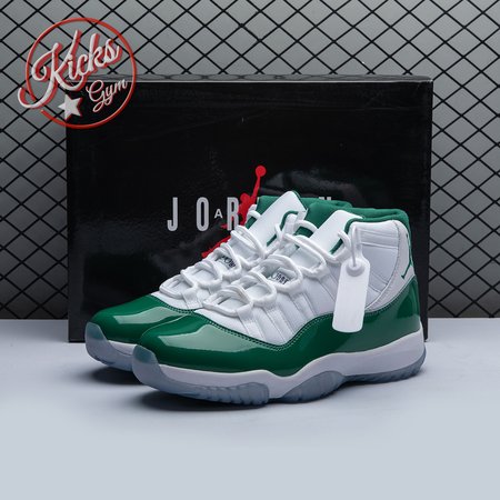Jordan 11 Retro White Green CT8012-113 Size 40-48.5