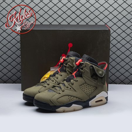 Travis Scott x Air Jordan 6 Retro 'Olive' CN1084 200 Size 40-47.5