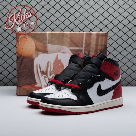 Jordan 1 Retro High OG 'Black Toe Reimagined' DZ5485 106 Size 36-47.5