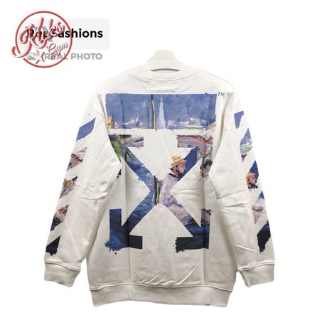 Off White Colored Diag Arrows Sweatshirt SS19