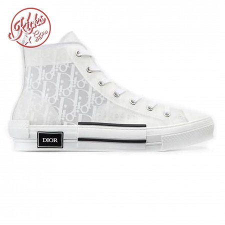 DIOR LIMITED EDITION "B23" HIGH-TOP DIOR OBLIQUE SNEAKER- CD15