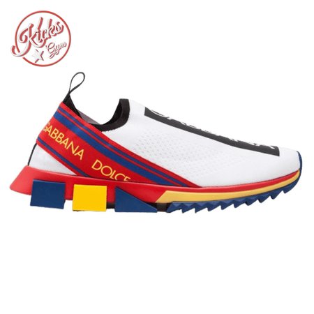 DOLCE & GABBANA STRETCH MESH SORRENTO SNEAKERS WITH LOGO - DG45