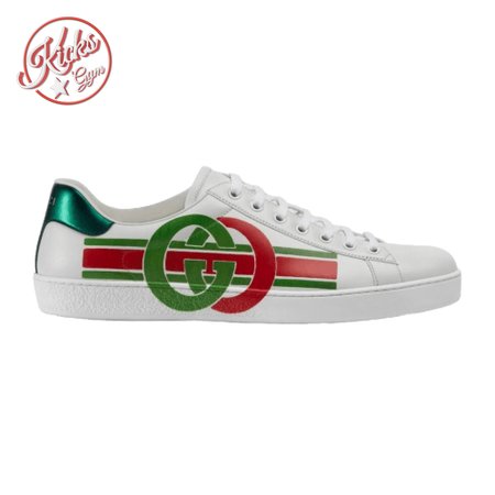 GUCCI MEN'S ACE SNEAKER WITH INTERLOCKING G - GC8