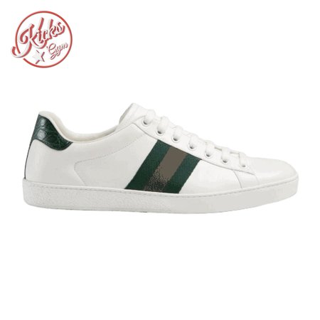 GUCCI ACE LEATHER SNEAKER - GC34